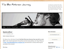Tablet Screenshot of benpeterson27.wordpress.com
