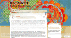 Desktop Screenshot of fabulasscat1.wordpress.com