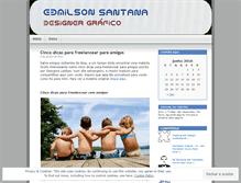 Tablet Screenshot of edsantana.wordpress.com