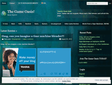 Tablet Screenshot of gameoasis.wordpress.com