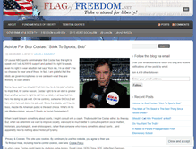 Tablet Screenshot of flagoffreedom.wordpress.com