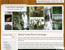 Tablet Screenshot of costaricaconcierge.wordpress.com
