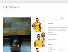 Tablet Screenshot of modelelissiaselena.wordpress.com