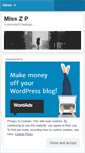 Mobile Screenshot of misszp.wordpress.com