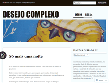 Tablet Screenshot of desejocomplexo.wordpress.com