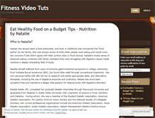 Tablet Screenshot of fitnessvideotuts.wordpress.com