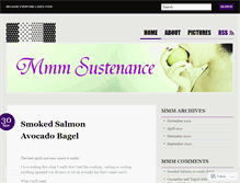 Tablet Screenshot of mmmsustenance.wordpress.com