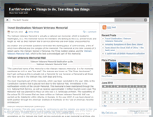 Tablet Screenshot of earthtravelers.wordpress.com