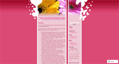 Desktop Screenshot of angeeinwonderland.wordpress.com