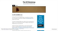Desktop Screenshot of elfworkshop.wordpress.com