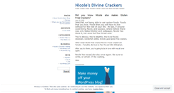 Desktop Screenshot of nicolescrackers.wordpress.com