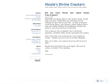Tablet Screenshot of nicolescrackers.wordpress.com