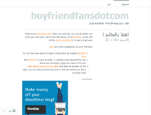 Tablet Screenshot of boyfriendfansdotcom.wordpress.com