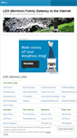 Mobile Screenshot of ldsgateway.wordpress.com