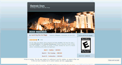 Desktop Screenshot of electronicdrum.wordpress.com