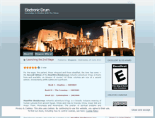 Tablet Screenshot of electronicdrum.wordpress.com
