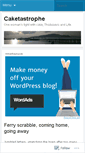 Mobile Screenshot of caketastrophe.wordpress.com