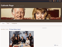 Tablet Screenshot of cathoderage.wordpress.com
