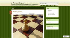 Desktop Screenshot of 5perrasnegras.wordpress.com