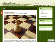 Tablet Screenshot of 5perrasnegras.wordpress.com