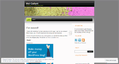 Desktop Screenshot of melgallant.wordpress.com