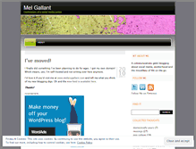 Tablet Screenshot of melgallant.wordpress.com