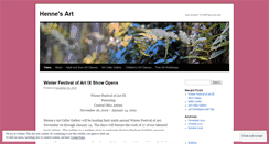 Desktop Screenshot of henneart.wordpress.com