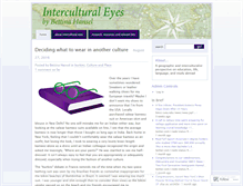 Tablet Screenshot of interculturaleyes.wordpress.com