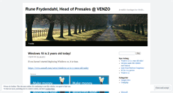 Desktop Screenshot of frydendahl.wordpress.com