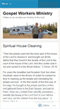 Mobile Screenshot of gospelworkers.wordpress.com