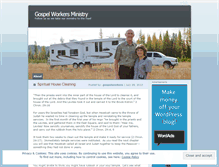 Tablet Screenshot of gospelworkers.wordpress.com