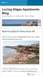 Mobile Screenshot of lovingsitges.wordpress.com