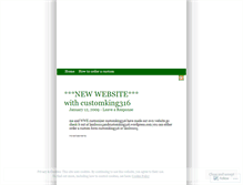 Tablet Screenshot of lambo205customs.wordpress.com
