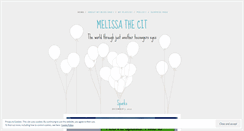 Desktop Screenshot of melissathecit.wordpress.com