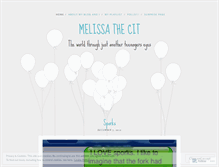 Tablet Screenshot of melissathecit.wordpress.com