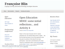 Tablet Screenshot of francoiseblin.wordpress.com