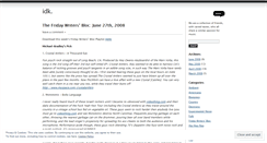 Desktop Screenshot of idknada.wordpress.com
