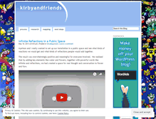 Tablet Screenshot of kirbyandfriends.wordpress.com