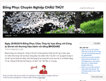 Tablet Screenshot of nchauthuy.wordpress.com