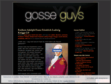 Tablet Screenshot of gosseguys.wordpress.com