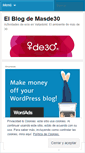 Mobile Screenshot of elblogdemasde30.wordpress.com
