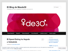 Tablet Screenshot of elblogdemasde30.wordpress.com