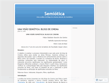 Tablet Screenshot of blogsemiotica.wordpress.com
