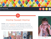Tablet Screenshot of christakinde.wordpress.com