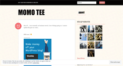 Desktop Screenshot of momotee.wordpress.com