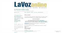 Desktop Screenshot of lavozuvalde.wordpress.com