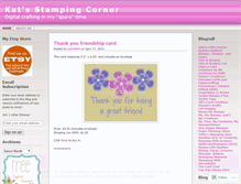 Tablet Screenshot of katstamps.wordpress.com