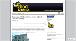 Desktop Screenshot of abcseamlessnc.wordpress.com