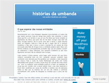 Tablet Screenshot of orixasdaumbanda.wordpress.com