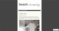 Desktop Screenshot of beachdreaming.wordpress.com